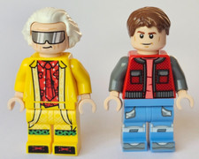 Genuine Lego Doc Brown & Marty